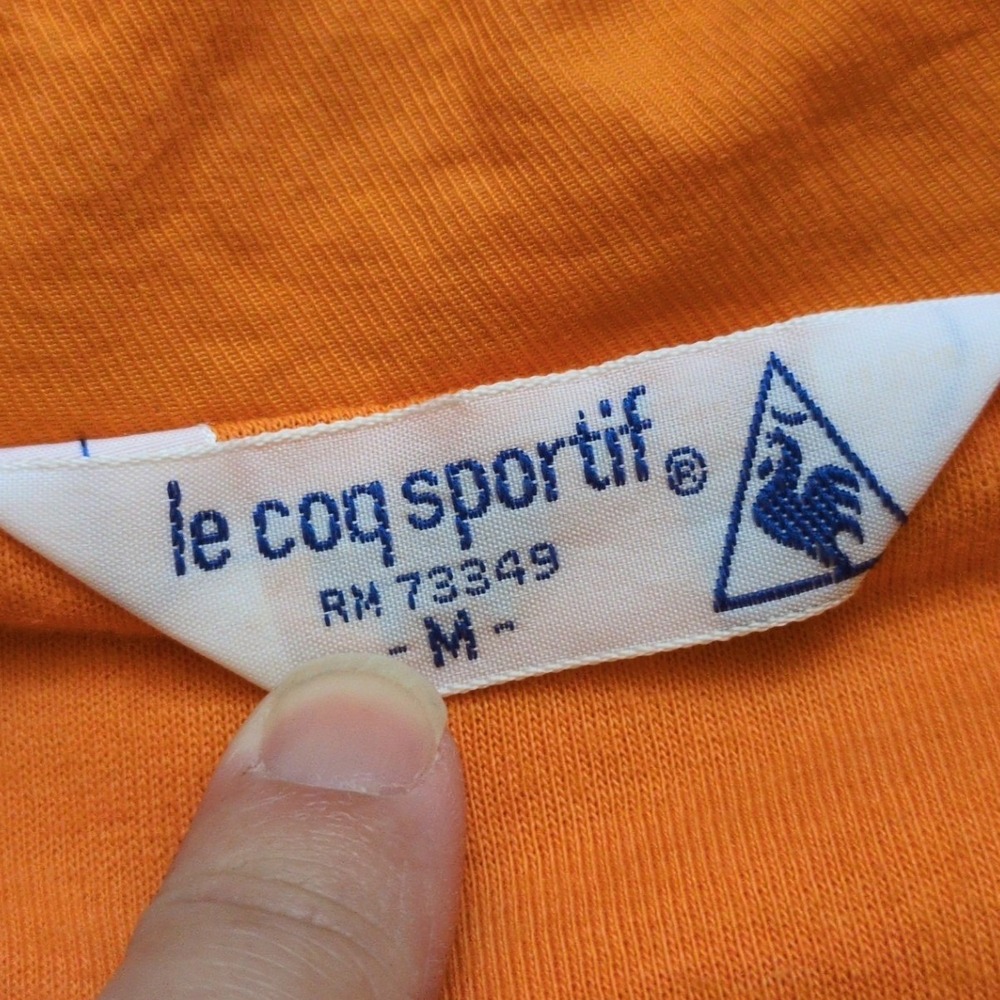 Vtg 90s Le Coq Sportif Colorblock Tracksuit Purple Orange Red Colorful Set M - Picture 5 of 15